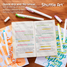 Carica l'immagine nel visualizzatore di Gallery, Shuttle Art Evidenziatori Pastello, 30 Evidenziatori a Doppia Punta