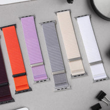 Carica l'immagine nel visualizzatore di Gallery, DMVEIMAL Sport Loop Nylon Cinturino per Apple Watch Band 49mm 46mm 45mm 44mm 42mm(Series 3/2/1) Donna Uomo,Trail Sportiv