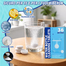 Carica l'immagine nel visualizzatore di Gallery, Compresse per Pulizia Borraccia, 36 Effervescenti Pulisci Borraccia Rimuovono Tè, Caffè e Odori da Contenitori per Borra