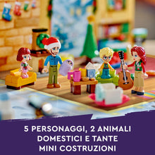 Carica l&#39;immagine nel visualizzatore di Gallery, LEGO Friends Calendario dell&#39;Avvento 2024, Giocattolo di Natale con 5 Mini Bamboline, 3 Animali e Accessori, Giochi Sociali per Bambini e Bambine da 6 Anni in su, Idea Regalo Divertente 42637
