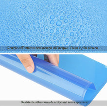 Carica l'immagine nel visualizzatore di Gallery, ZCZN Cartellina A4 in Plastica, Porta Documenti in 6 Colori Brillanti