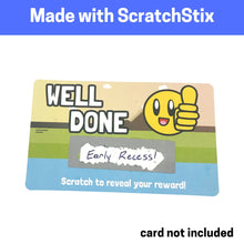 Carica l&#39;immagine nel visualizzatore di Gallery, 150 pezzi, Gratta e Vinci Personalizzato Adesivi, Scratch Sticker - 48 x 15mm, Grigio Rettangolo