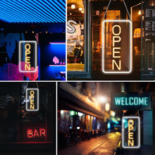 Carica l'immagine nel visualizzatore di Gallery, Pannello Neon Open - Led Open Sign - Pannello Lumino USB 5V Acrilico Trasparente per Negozio, Café, Bar, Salon, Store, C