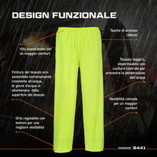 Carica l'immagine nel visualizzatore di Gallery, Portwest S441 Pantaloni Impermeabili Leggero Impermeabile Duraturo 2 tasche