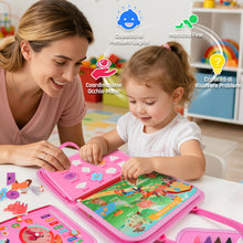Carica l'immagine nel visualizzatore di Gallery, ZOOI Busy Board Montessori 1 Anno, Inglese Libro Montessori Interattivo