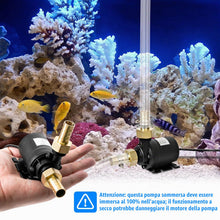 Carica l'immagine nel visualizzatore di Gallery, Portatile Mini Pompa Acqua, Pompa Acqua DC 12V 800L/H 5M Pompa Sommersa
