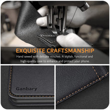 Carica l'immagine nel visualizzatore di Gallery, Ganbary Cover Compatibile con Samsung A22 4G/ M22/ M32 (Non per A22 5G), Protettiva Caso in PU Pelle Premium Portafoglio