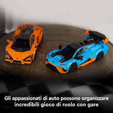 Carica l'immagine nel visualizzatore di Gallery, LEGO Speed Champions Lamborghini Revuelto e Huracán STO - Modellini di Auto da Corsa - Macchine Giocattolo con 2 Minifigure dei Piloti - Regalo di Compleanno per Bambini da 10 Anni in su - 77238
