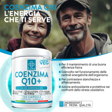 Carica l'immagine nel visualizzatore di Gallery, Coenzima Q10 200mg PiuLife® 120 Capsule Q10 Coenzima Da Ubiquinone Antiossidante Antiage, CoQ10 Integratore Pelle, Sistema Immunitario, Integratore Energia Contro i Radicali Liberi, Coenzyme Q10