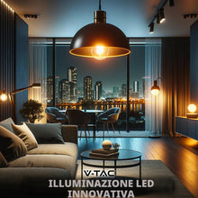 Carica l'immagine nel visualizzatore di Gallery, V-TAC 4x Lampadina LED Filamento attacco E27 - [Alta Efficienza 6W ] - A60-600 Lumen - (Equivalenti a 45W) - Lampadine a