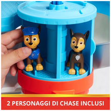 Carica l&#39;immagine nel visualizzatore di Gallery, Paw Patrol, Quartier Generale, con Lanciatore per Veicoli, 2 Personaggi Paw Patrol, Veicolo della Polizia di Chase e Accessori, Giocattolo per Bambini e Bambine, 3+ anni