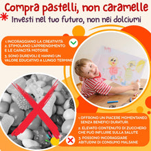 Carica l'immagine nel visualizzatore di Gallery, AF® - Set 150 Pastelli a Cera per Bambini, 25 Scatole da 6 Colori | Mini Pastelli per Regalini di Compleanno, Scuola e F