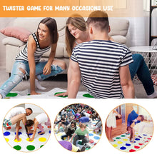 Carica l&#39;immagine nel visualizzatore di Gallery, WUGU Twisting Gioco, Gioco di Gruppo con Pad, Family Floor Gioco di società, Giochi di abilità di Squadra, Adatto per Feste di Compleanno e Riunioni (Punto Rotondo)