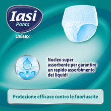 Carica l'immagine nel visualizzatore di Gallery, IASI Pants UNISEX Alta Protezione, 10 Mutande Assorbenti monouso, Assorbenza EXTRA, Taglia XL, 10 Unità