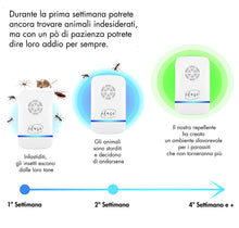 Carica l'immagine nel visualizzatore di Gallery, Antizanzare Ultrasuoni, Ultrasuoni per Topi, Professionale 2024, Repellente zanzare Ultrasuoni, Efficace Contro Insetti, Zanzare, Formiche, Ragni, Mosche, Talpe, Scarafaggi, Topo