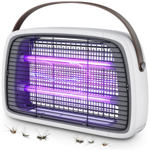 Carica l'immagine nel visualizzatore di Gallery, Lampada Antizanzare Elettrica 4200V, 2x15W LED, Zanzariera Elettrica