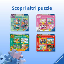 Carica l'immagine nel visualizzatore di Gallery, Ravensburger - Il Re Leone, Puzzle Bambini 3+ Anni, 4 Puzzle Da 12-24 Pezzi