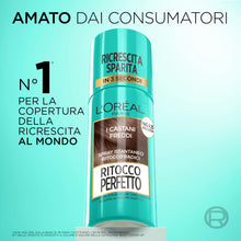 Carica l'immagine nel visualizzatore di Gallery, L'Oréal Paris Spray Ritocco Perfetto, Spray Istantaneo per Radici e Capelli Bianchi, Durata fino a 1 Shampoo, Colore: Br