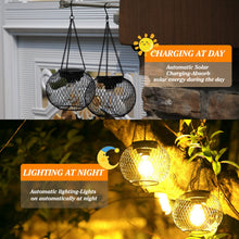 Carica l'immagine nel visualizzatore di Gallery, Lanterne Solari da Esterno, 2 Pezzi Lampada Solare da Giardino