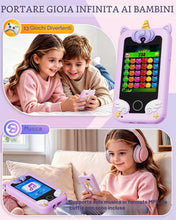 Carica l'immagine nel visualizzatore di Gallery, UCIDCI Smartphone Giocattolo Telefono per Bambini e Bambine, Cellulare con Doppia Macchina Fotografica Bambini, Giochi E