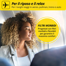 Carica l'immagine nel visualizzatore di Gallery, Tappi Alpine FlyFit – Regola la pressione per prevenire dolore al timpano – Filtri morbidi studiati per viaggiare – Mate
