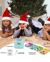 Carica l'immagine nel visualizzatore di Gallery, Schede Flash Cards Parlanti,Giocattoli di Apprendimento per Bambini dai 1 - 12 Anni, Educativi Prescolari da Ascoltare e Imparare di Base 224 Parole(Blu italiano)