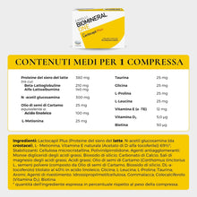Carica l'immagine nel visualizzatore di Gallery, Biomineral One Capelli Più Forti, Voluminosi e Spessi, 30 Compresse, Integratore per Capelli a Base di Lactocapil Plus con Biotina, Vitamina D, Acido Linoleico e Taurina