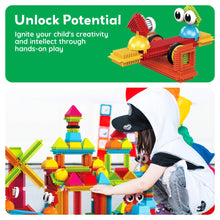 Carica l'immagine nel visualizzatore di Gallery, PicassoTiles 116 Pezzi Hedgehog, Blocchi STEM con Personaggi per Bambini 3+