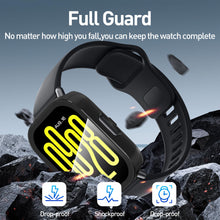 Carica l'immagine nel visualizzatore di Gallery, Diruite 3 Pezzi Cover per Xiaomi Redmi Watch 5 Active Vetro Temperato Pellicola Protettiva,PC Rigido Case Protettiva Ult