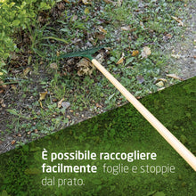 Carica l'immagine nel visualizzatore di Gallery, Amig - Rastrello - Rastrello giardino 22 denti - Resistente e funzionale - 400 mm - Acciaio - Verde