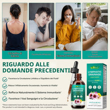 Carica l'immagine nel visualizzatore di Gallery, Gocce per Drenaggio Linfatico, Lymph Balance Gocce 120ml – Formula Vegetale Concentrata – Integratore Alimentare Liquido