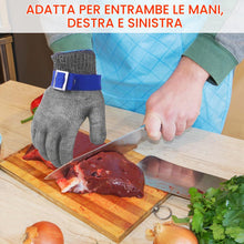 Carica l'immagine nel visualizzatore di Gallery, Brevanza guanti antitaglio cucina, guanti da lavoro antitaglio livello 9, guanti anti taglio per alimenti, guanto anti-t