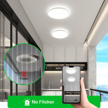 Carica l'immagine nel visualizzatore di Gallery, OTREN Plafoniera LED Soffitto, 4000K IP44 Plafoniera Bagno Rotonda, Lampadario LED Soffitto per Soggiorno Camera da Lett