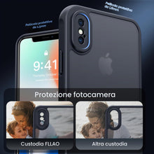 Carica l'immagine nel visualizzatore di Gallery, FLLAO Opaca Cover for iPhone XS/X con 2 Tempered Glass