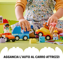 Carica l&#39;immagine nel visualizzatore di Gallery, LEGO DUPLO Scatola Mattoncini – Auto e Camion, Giochi Educativi per Bambini e Bambine da 18 Mesi per le Abilità Motorie con Veicoli e Macchine Giocattolo da Costruire, Idee Regalo di Compleanno 10439