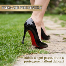 Carica l'immagine nel visualizzatore di Gallery, EBHO 8 Paia Copri-tacco,Salvatacchi Matrimonio,Salva Tacchi Trasparenti,4 Taglie,Antiscivolo e Silenziosi,Per Matrimoni,