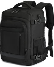Carica l'immagine nel visualizzatore di Gallery, KLOSTAIN Zaino Ryanair 40x20x25 Zaino da Viaggio Aereo Bagaglio a Mano 20L Borsa da Cabina per Uomo e Donna Zaino da Viaggio Lavoro e Scuola Trekking, Nero