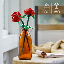 Carica l&#39;immagine nel visualizzatore di Gallery, LEGO Rose Set di Fiori Finti Compatibile con Bouquet di Fiori Artificiali, Decorazione per Casa, Regalo di San Valentino per Lei o Lui, Accessori Camera da Letto per Bambine e Bambini da 8 Anni 40460
