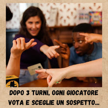 Carica l'immagine nel visualizzatore di Gallery, Oh Happy Games - L'Impostore - Riesci a scoprirlo? Bluff, creatività, gioco di parole e di sospetto! Divertente Gioco da tavolo per bambini e adulti