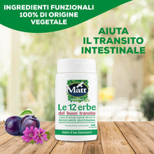 Carica l'immagine nel visualizzatore di Gallery, Matt, Le 12 Erbe del Buon Transito, Integratore Alimentare, 100 Compresse