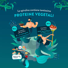 Carica l&#39;immagine nel visualizzatore di Gallery, Spirulina Biologica | 500 Compresse Bio da 500 mg Pure Senza Eccipienti | 15 a 19% di Ficocianina | Polvere Essiccata e Compressa a Freddo | Analizzata e Confezionata in Francia da Nutri&amp;Co