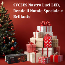 Carica l'immagine nel visualizzatore di Gallery, SYCEES Catena Luci LED 23M 200LED Luci Natalizie Bianco Freddo Stringa Luci 8 Modalità IP44,Catena Lumonosa Decorazione Albero Natale Matrimonio Giardino Patio Mostra Feste