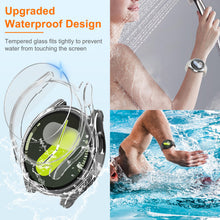 Carica l'immagine nel visualizzatore di Gallery, 4+4Pezzi Cover 40mm per Samsung Galaxy Watch 7 Pellicola Protettiva, AntiGraffio PC Custodia + HD Vetro Temperato Protez