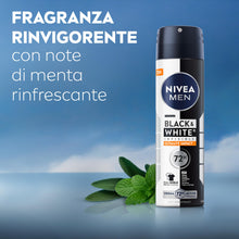 Carica l'immagine nel visualizzatore di Gallery, NIVEA MEN Black &amp; White Ultimate Impact Spray, 150 ml