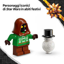 Carica l'immagine nel visualizzatore di Gallery, LEGO Star Wars Calendario dell'Avvento 2025 per Bambini da 6 Anni in su - Giocattolo per il Conto alla Rovescia di Natale con 24 Sorprese Incluse 2 Minifigure e 5 Figure di Droidi, Idea Regalo - 75418