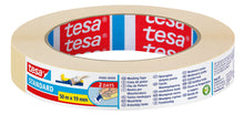 Carica l'immagine nel visualizzatore di Gallery, Tesa Nastro per Mascheratura Standard - Nastro in Carta per Mascheratura, Rimozione senza Residui per 2 Giorni, senza Solventi, 50 m x 19 mm