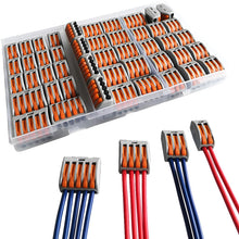Carica l'immagine nel visualizzatore di Gallery, CESFONJER Connettori compatti per conduttori, Premium PCT-212/213/214/215 Kit assortimento di dadi, morsettiera Connetto