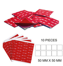 Carica l'immagine nel visualizzatore di Gallery, Dpm tapes - 3M VHB GPH-110GF, 10 Pad Quadrati da Nastro Biadesivo Extra Forte, 50 x 50 mm x 1,1 mm, per Auto, Bagno e Ac