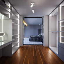 Carica l'immagine nel visualizzatore di Gallery, B.K.Licht Faretto da parete o soffitto orientabile, attacco per lampadina GU10 non inclusa, plafoniera in metallo bianco