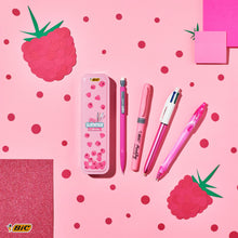 Carica l'immagine nel visualizzatore di Gallery, Bic, My Summer Collection Pink Box, Penna Gel Quick Dry A Sfera A Scatto 4 Colori, Matita Con Gomma Matic Fun, (0.7Mm), Evidenziatore Pastello Rosa Grip Pastel, ‎4 Unità (Confezione Da 1)